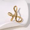 Zinc Alloy Adjustable Open Cuff Rings for Women FS-WGC55D1-01-1