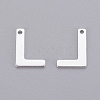 201 Stainless Steel Charms STAS-L232-007L-2