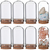 16Pcs Glass Dome Cloche Cover AJEW-SC0001-55B-1