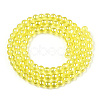 Electroplate Transparent Glass Beads Strands LS-GLAA-T032-T4mm-AB12-3