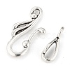 Tibetan Silver Hook and Eye Clasps LF1157Y-3