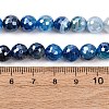 Natural Banded Agate Beads Strands G-B191-A02-8mm-5