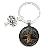 Glass Keychains TREE-PW0001-05B-1