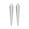 304 Stainless Steel Pendants STAS-T075-22A-P-1