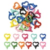 20Pcs Spray Painted Alloy Lobster Claw Clasps FIND-YW0001-73-1