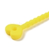 Heart Shape Silicone Cable Zip Ties AJEW-C034-02J-2