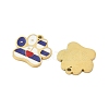 304 Stainless Steel Enamel Pendants STAS-G360-03G-02-2