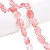 Cherry Quartz Glass Beads Strands G-M206-35-1