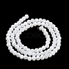 Electroplate Opaque Glass Beads Strands EGLA-A035-P4mm-A01-2