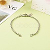 Tarnish Resistant Handmade 304 Stainless Steel Rolo Chain Bracelets Making Accessories AJEW-JB01026-01-2