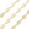 Brass Hollow Leaf Link Chains CHC-M025-10G-1