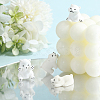 Cute Resin Mini Bear Dashboard Ornament AJEW-CN0003-13-3