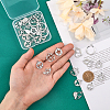 32Pcs 8 Style Valentine's Day UV Plated Alloy Pendants FIND-CA0006-73-3
