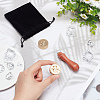 2Pcs 2 Styles Brass Stamp Heads DIY-CP0007-67-3
