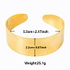 Stylish European and American Texture 304 Stainless Steel Cuff Bangles for Women BL1695-2-1