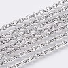 Tarnish Resistant 304 Stainless Steel Cable Chains CHS-F006-01E-P-1