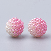 Imitation Pearl Acrylic Beads OACR-T004-10mm-14-2