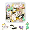30Pcs 4 Style Alloy Enamel Pendants ENAM-YW0002-97-1