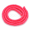 Handmade Polymer Clay Bead Strands X-CLAY-T002-4mm-69-2