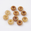 Natural Yellow Jade European Beads G-G740-14x8mm-09-1