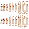 18Pcs 3 Styles Alloy Zipper Pull Tabs FIND-CY0001-83LG-1
