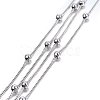 Tarnish Resistant 304 Stainless Steel Twisted Chains/Curb Chains CHS-H024-01P-A-1