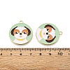 Eco-Friendly Alloy Enamel Pendants X-ENAM-Q437-057-NR-3
