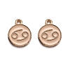 Alloy Enamel Pendants ENAM-S124-01A-10D-1