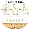 18Pcs 6 Styles Brass Charms KK-CJ0004-33-2