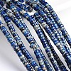 Dyed & Heated Natural Imperial Jasper Beads Strands X-G-M276-08-B-1