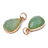 Natural Green Aventurine Pendants G-S359-364C-4
