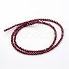 Natural Garnet Beads Strands G-K127-01F-3mm-2