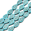 Gemstone Beads Strands X-TURQ-S240-14x10mm-2-1