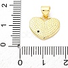 Brass Micro Pave Cubic Zirconia Pendants KK-D325-32G-3