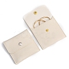 PU Leather Jewelry Pouches with Snap Button WG48807-06-1