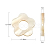 30Pcs Natural Freshwater Shell Beads Frames SHEL-CJ0001-27-2