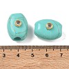 Synthetic Turquoise European Beads GG-CBA105B-02E-G-3