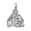 Non-Tarnish 201 Stainless Steel Pendants STAS-S126-07P-1
