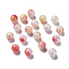 Two Tone Opaque Acrylic Beads SACR-P024-01A-W14-1