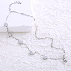 Stainless Steel Double Layer Bracelets WA9104-2