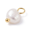 Natural Cultured Freshwater Pearl Charms X-PALLOY-JF01098-03-4