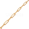 Ion Plating(IP) 304 Stainless Steel Paperclip Chains CHS-F017-02A-G-2