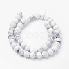 Natural Howlite Bead Strands G-G735-66F-8mm-2