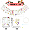 Paper Flower Hanging Party Decoration AJEW-SP0003-90-2