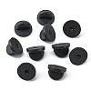 60Pcs Rubber Pin Backs FIND-YW0011-59-4