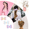 4 Sets 2 Style Baby Girl Hair Bowknot with Bunny Alligator Hair Clips Set MRMJ-GL0001-04-6