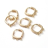 Brass Huggie Hoop Earring Findings KK-E783-09G-2