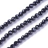 Natural Spinel Beads Strands G-F619-14-3mm-1