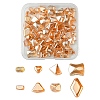 80Pcs 8 Styles Electroplate Glass Beads Strands EGLA-YW0003-23-1