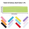 13pcs 13 colors Solid Color Fitness Yoga Running Elastic Cloth HeadBand MRMJ-GF0001-32-2
